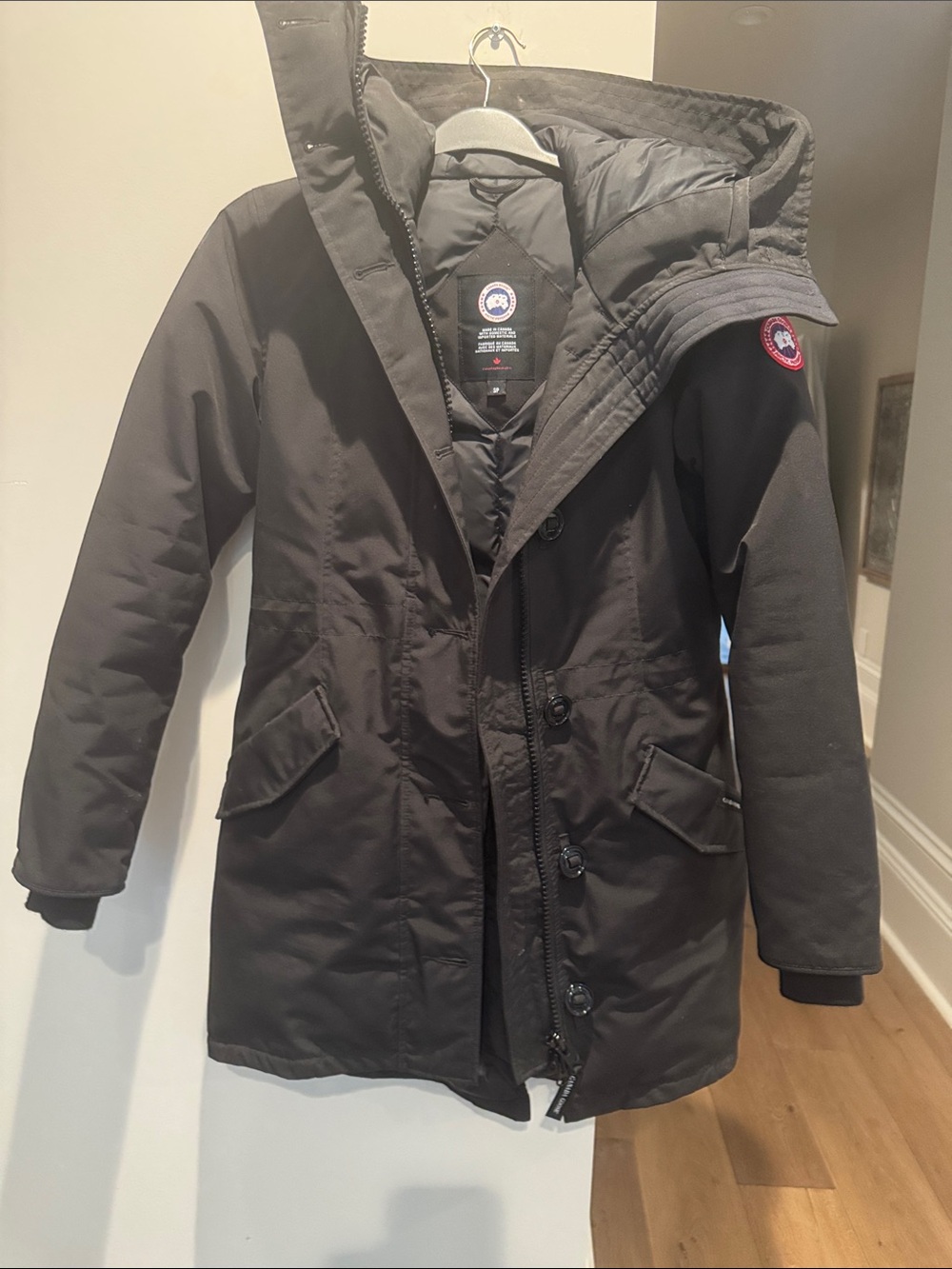 Canada Goose Men's Black Hooded Parka